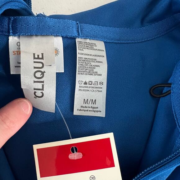 NEW Clique Hoodie Zip Up Jacket Size Medium - Picture 3 of 14